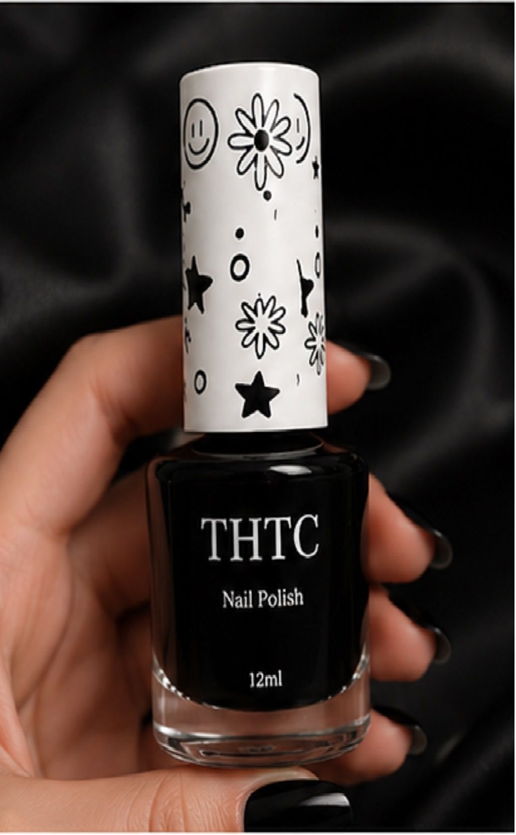 Glossy Finish, Long Lasting, nail polish black black-image-48