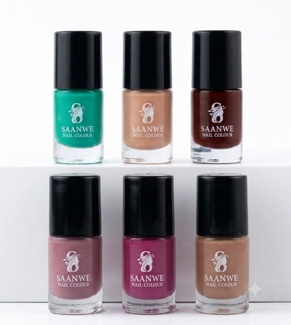 Perfection Nail Enamel Set – Pack of 6 Quick Dry Multiple-image-3