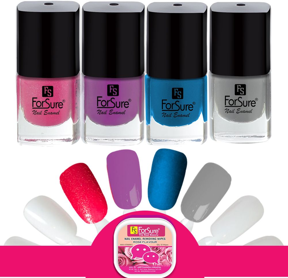 forsure Trendy Premium Quick Dry Gel Nail Polish Nail Art Combo Pack (5ml Each)-picture-33