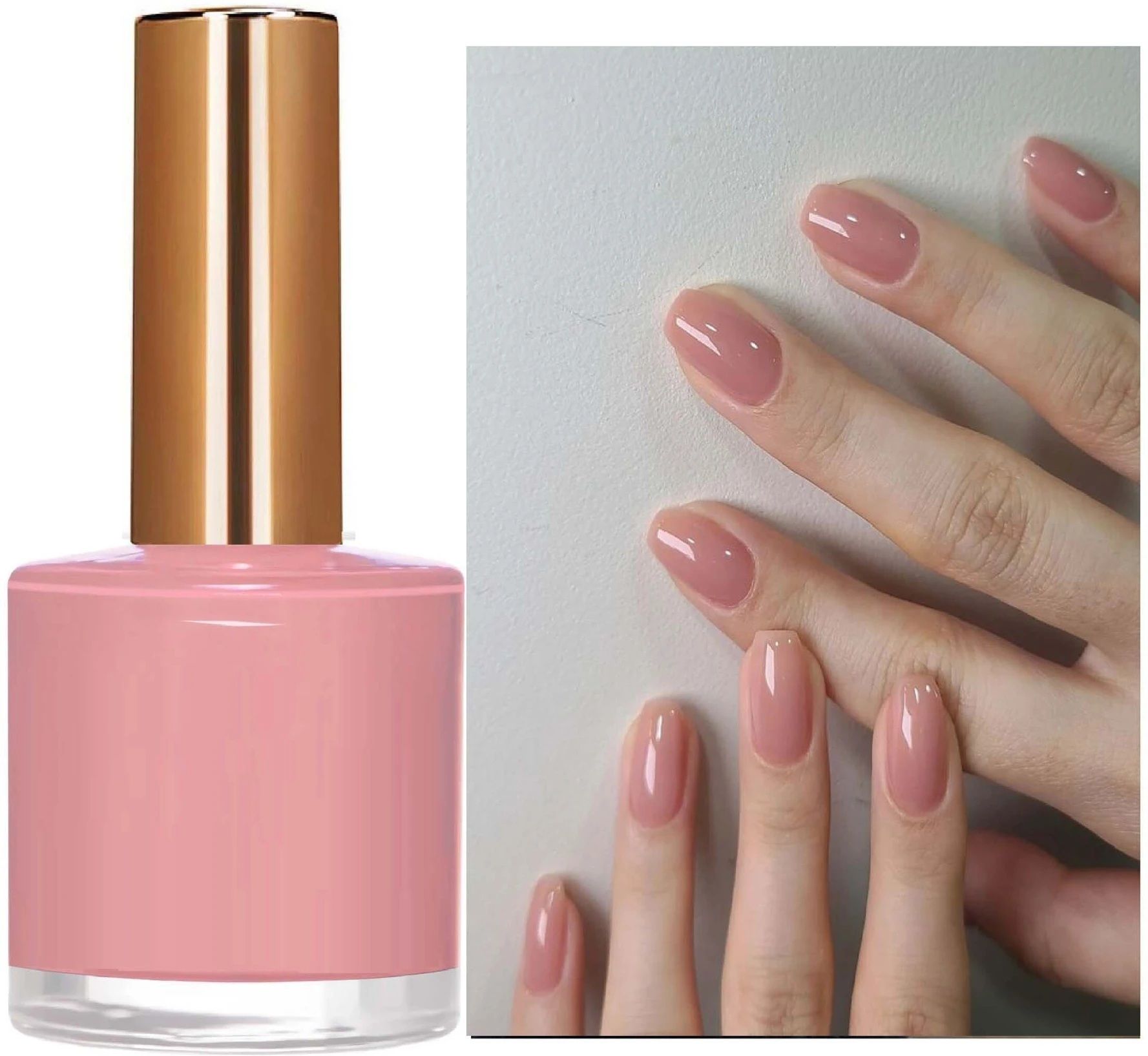 yuency High Shine Quick Dry Nail Polish NUDE-picture-21