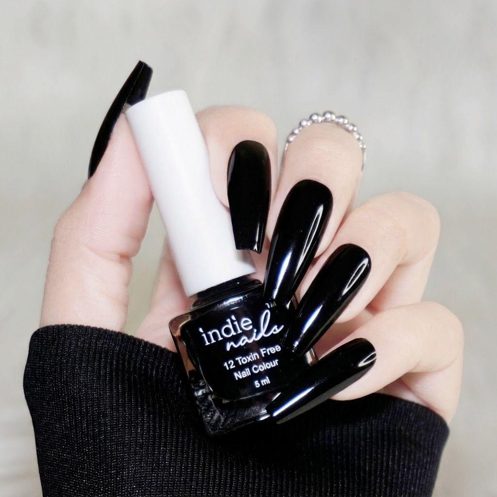 Midnight Affair. Black Nail Polish for Nail Art Midnight Affair-image-43