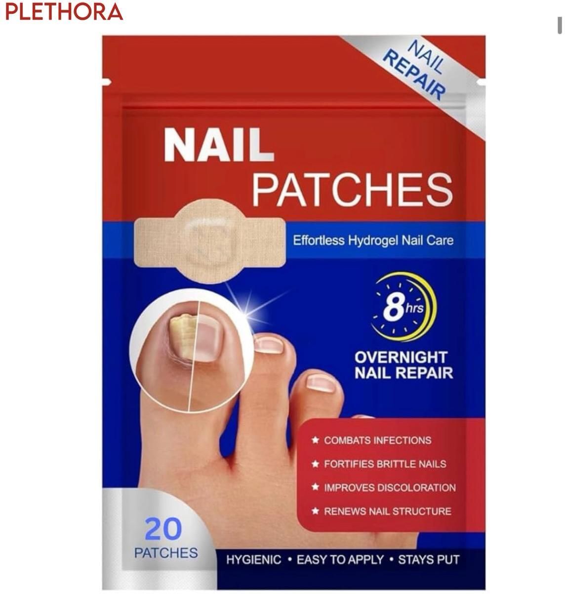 Fungal Nail Solution Patches – 20 Pcs for Infection & Discoloration Nail Sanding Pad