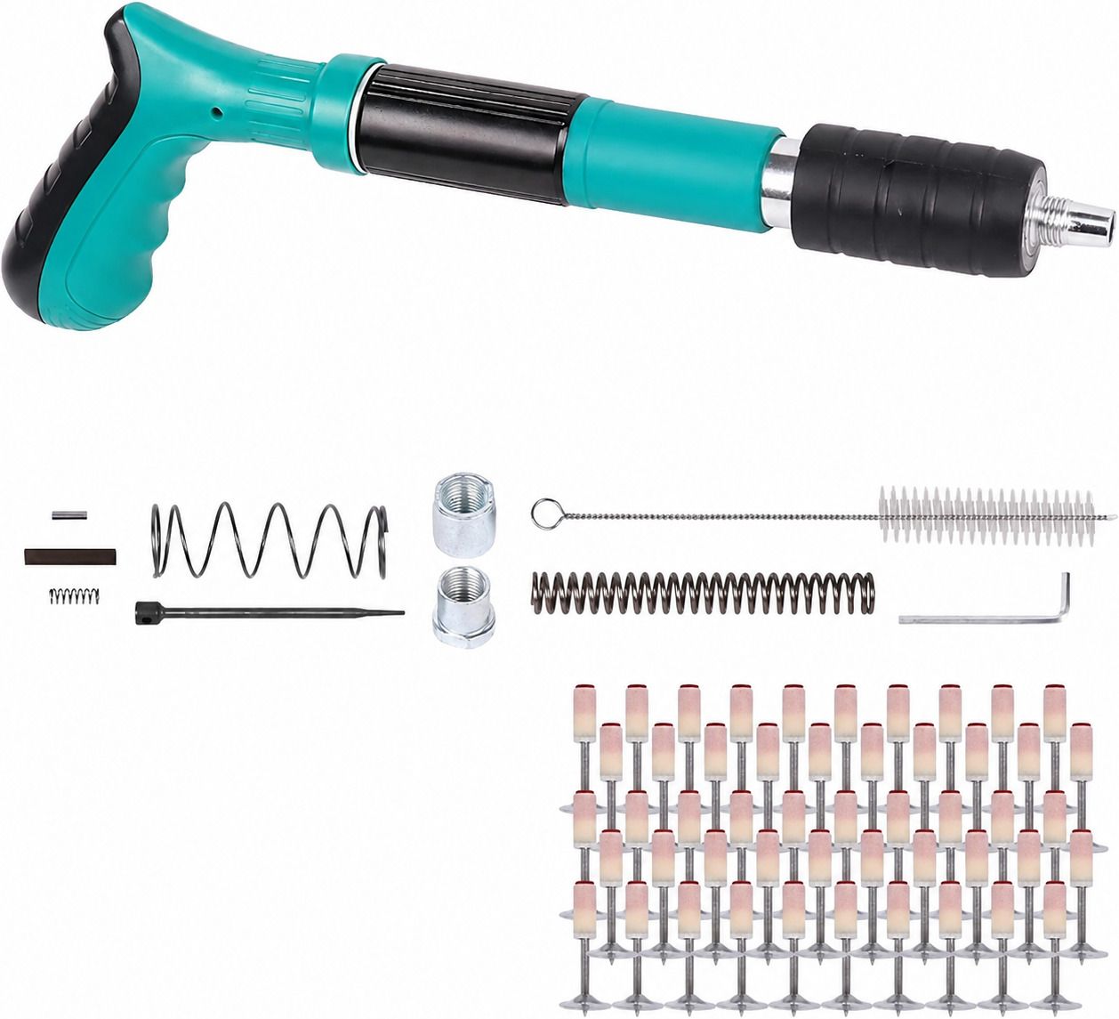 Concrete Nail Gun Manual Steel Nail Gun Tool, Concrete Nail Gun Cordless Nailer Concrete Wall Nail Gun Tool with High Impact Steel Body Cordless Nailer Cordless Nailer-image-30