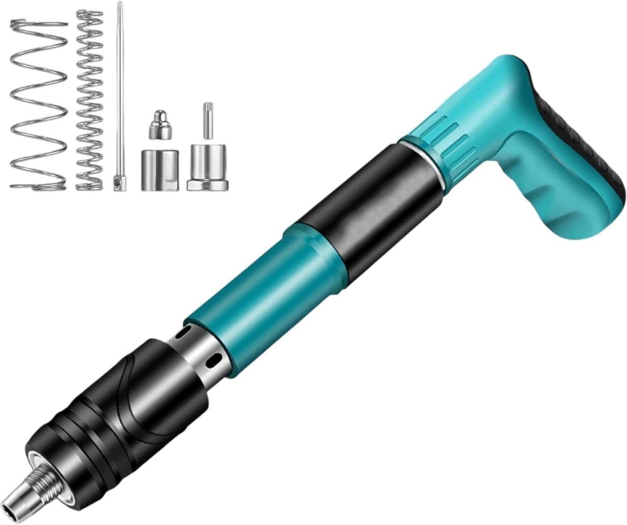 Portable Manual Stapler for Decoration and Repair Red Brick Wall Concrete Nail Gun with 20 Nails Cordless Nailer-image-6