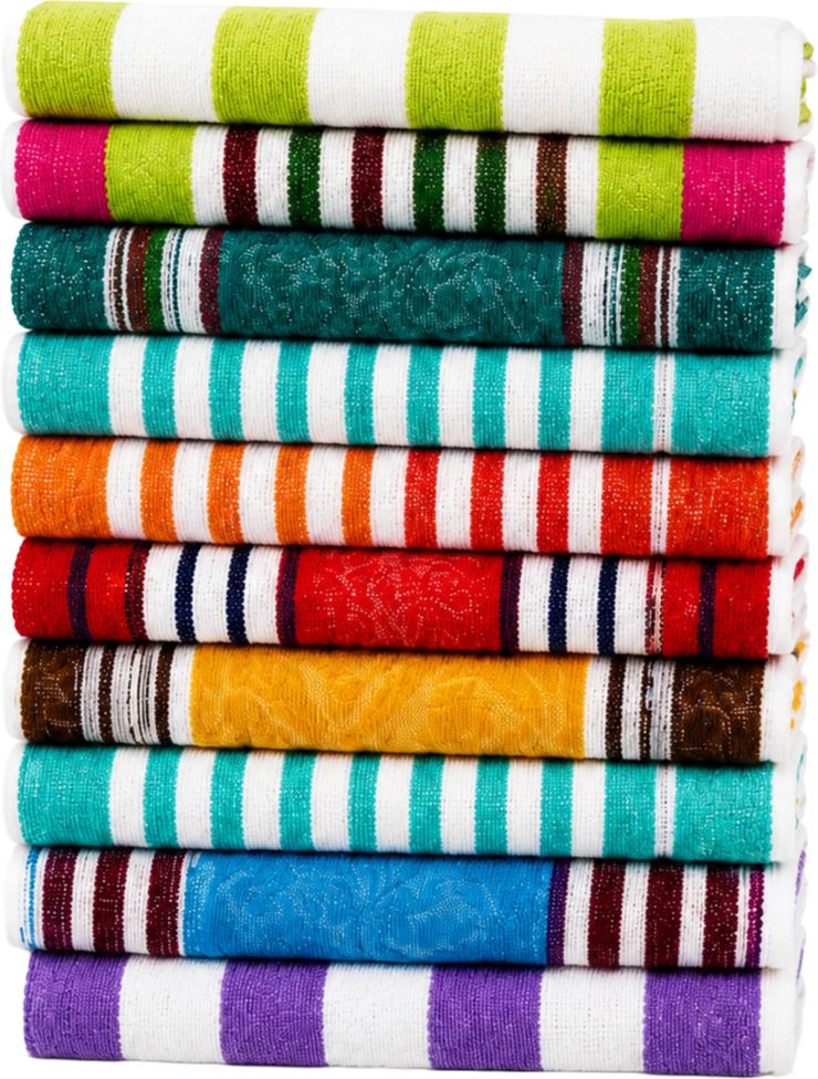 x20 COTTON HIGH ABSORBENT HAND TOWELS , FOR DAILY AND KITCHEN USE - NAPKIN-259 Multicolor Cloth Napkins-picture-26