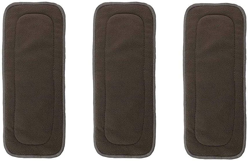 babepanda Reusable Baby Cloth Diaper Wet free Inserts Washable Black Nappy (Pack of 3)-picture-46