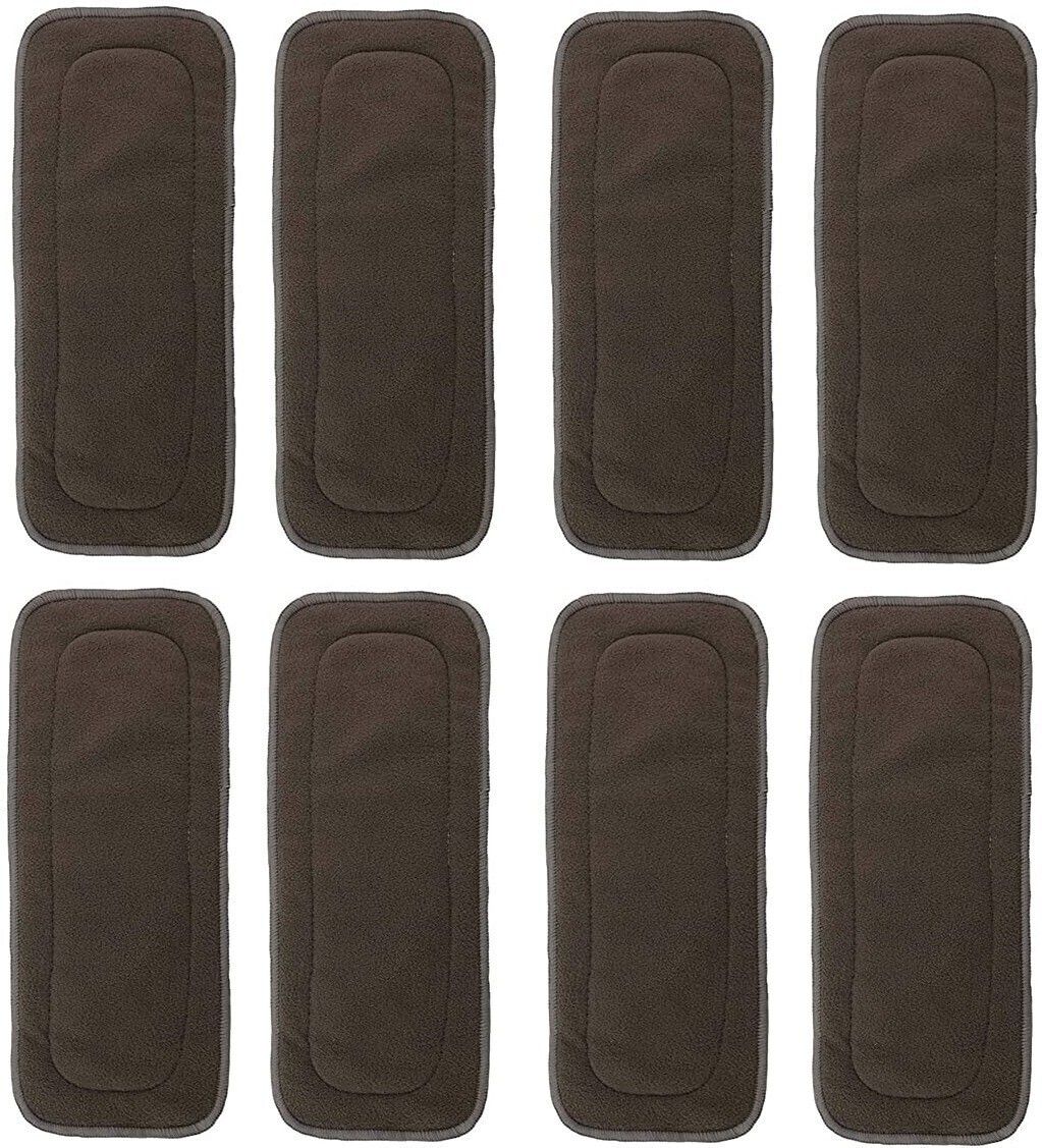 smily kid Reusable Baby Cloth Diaper Wet free Inserts Washable Black Nappy (Pack of 8)-picture-24