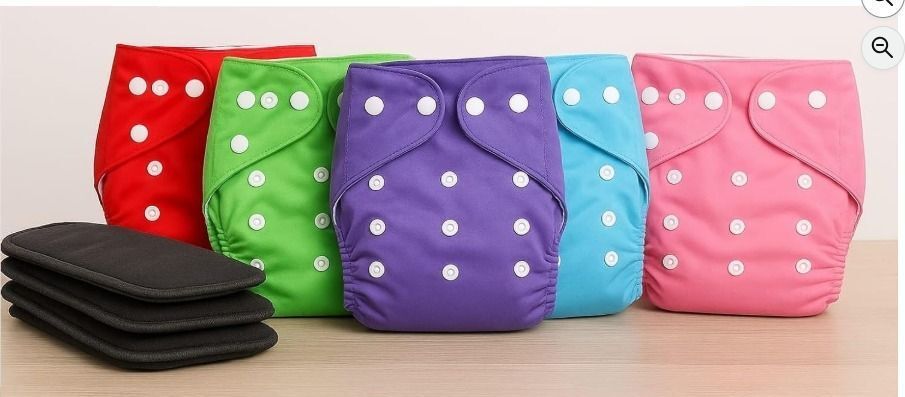 babepanda WASHABLE REUSEABLE DIAPERS PACK OF 2 DIAPERS + 2 INSERTERS-picture-35