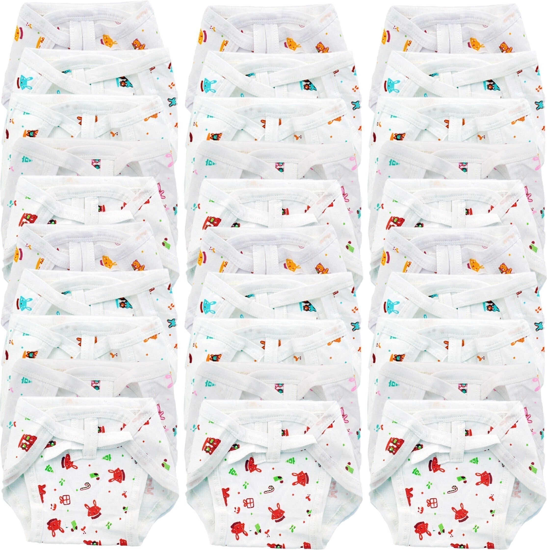 don care Premium Cloth Nappy Diaper Pack of 10: Eco-Friendly & Absorbent Baby Diapers-picture-46