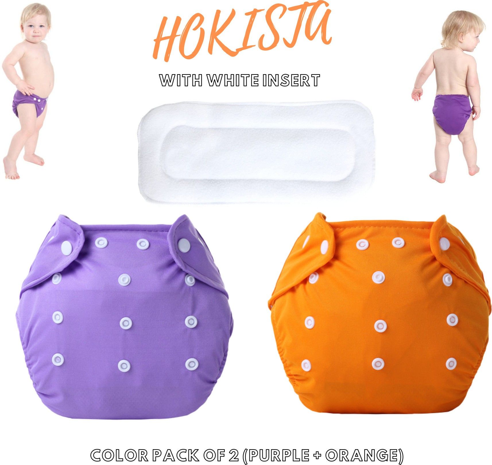 hokista 100% Cloth Diapers for Babies Washable & Reusable Diaper 3M-3Y-picture-16