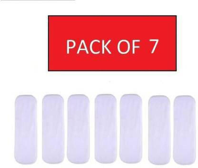 charming stars High Quality 4 layers Cotton Inserts Liners Cloth Diaper Nappy Reusable Washable for Baby Pad Diapers - S - M (7 Pieces) image 1