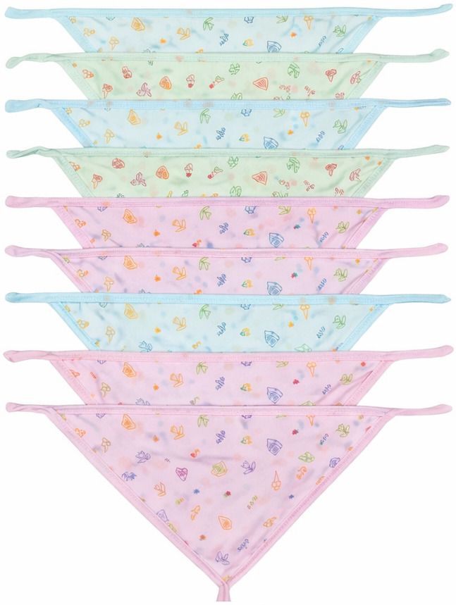 kalra magic 9 Pc Soft Hosiery Cotton Nappy for new born baby Langot Washable, Multicolour-picture-35