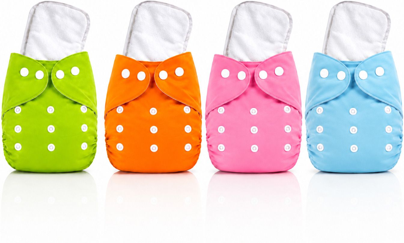 the divine Premium Reusable Cloth Diaper 04 Pc with Soft Insert for Babies Adjustable Fit-picture-16