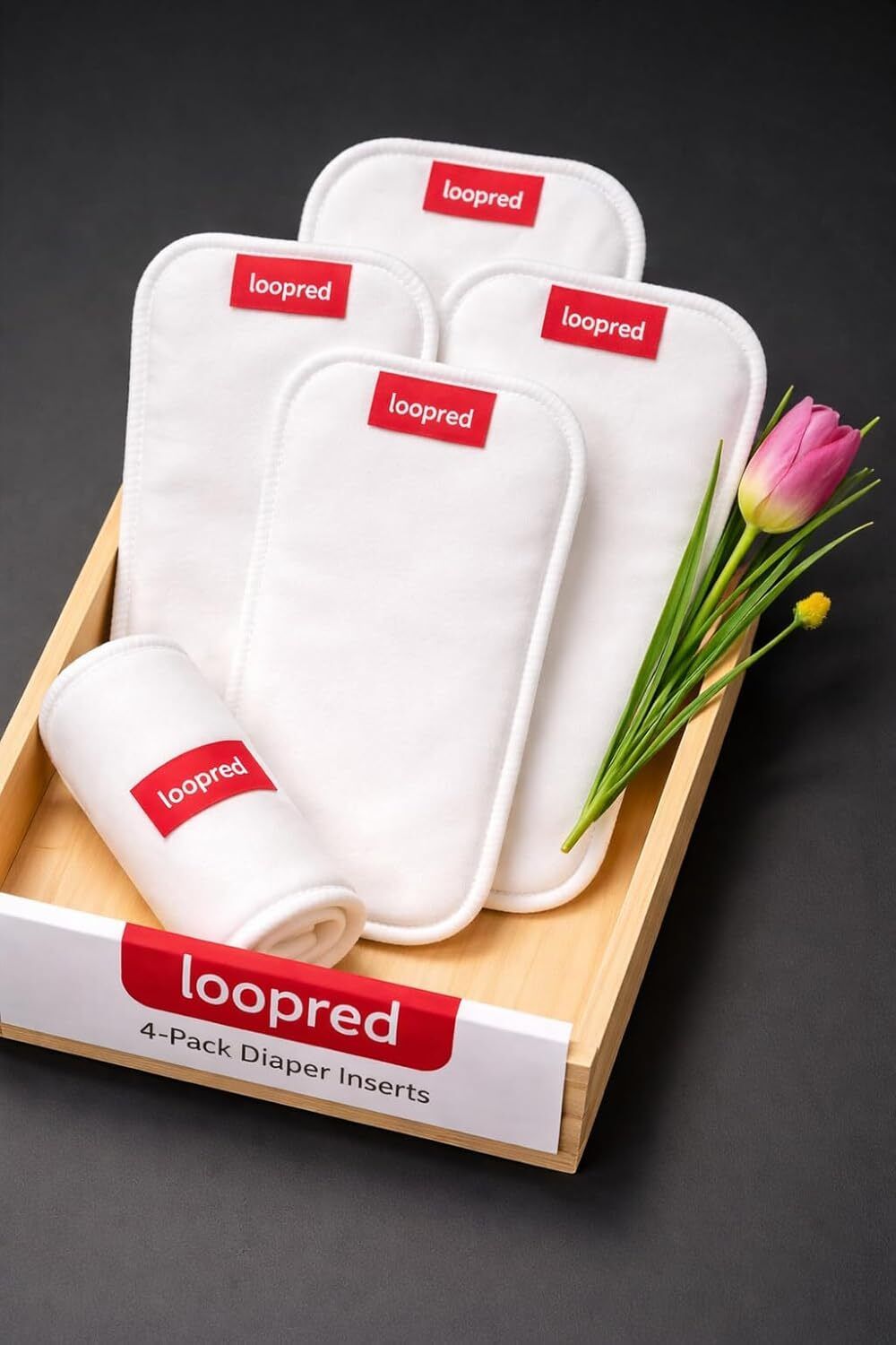 loopred High Absorbent Cloth Diaper Inserts Only 3 Pcs Combo-picture-15