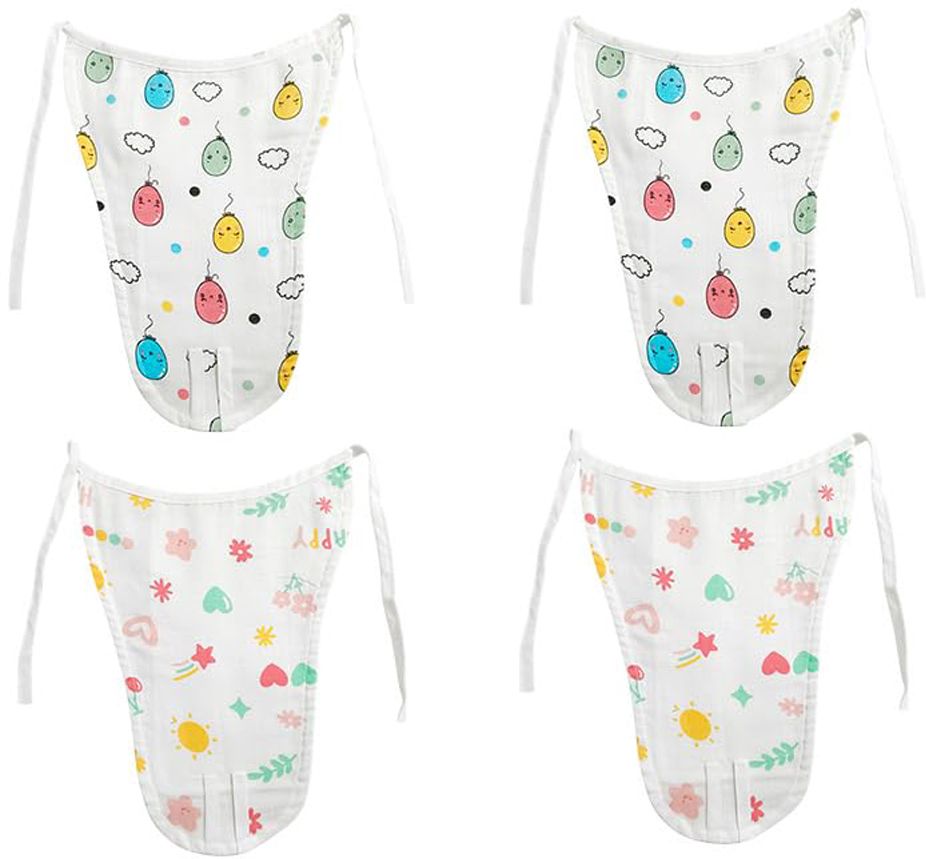 minku creations 5-Layer Organic Muslin Nappy – Ultra-Soft, Reusable & Breathable (Pack of 4)-picture-13
