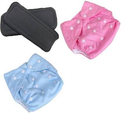 WASHABLE AND ADJUSTABLE DIAPER WITH 2 INSERT FOR FREE SIZE-image-0