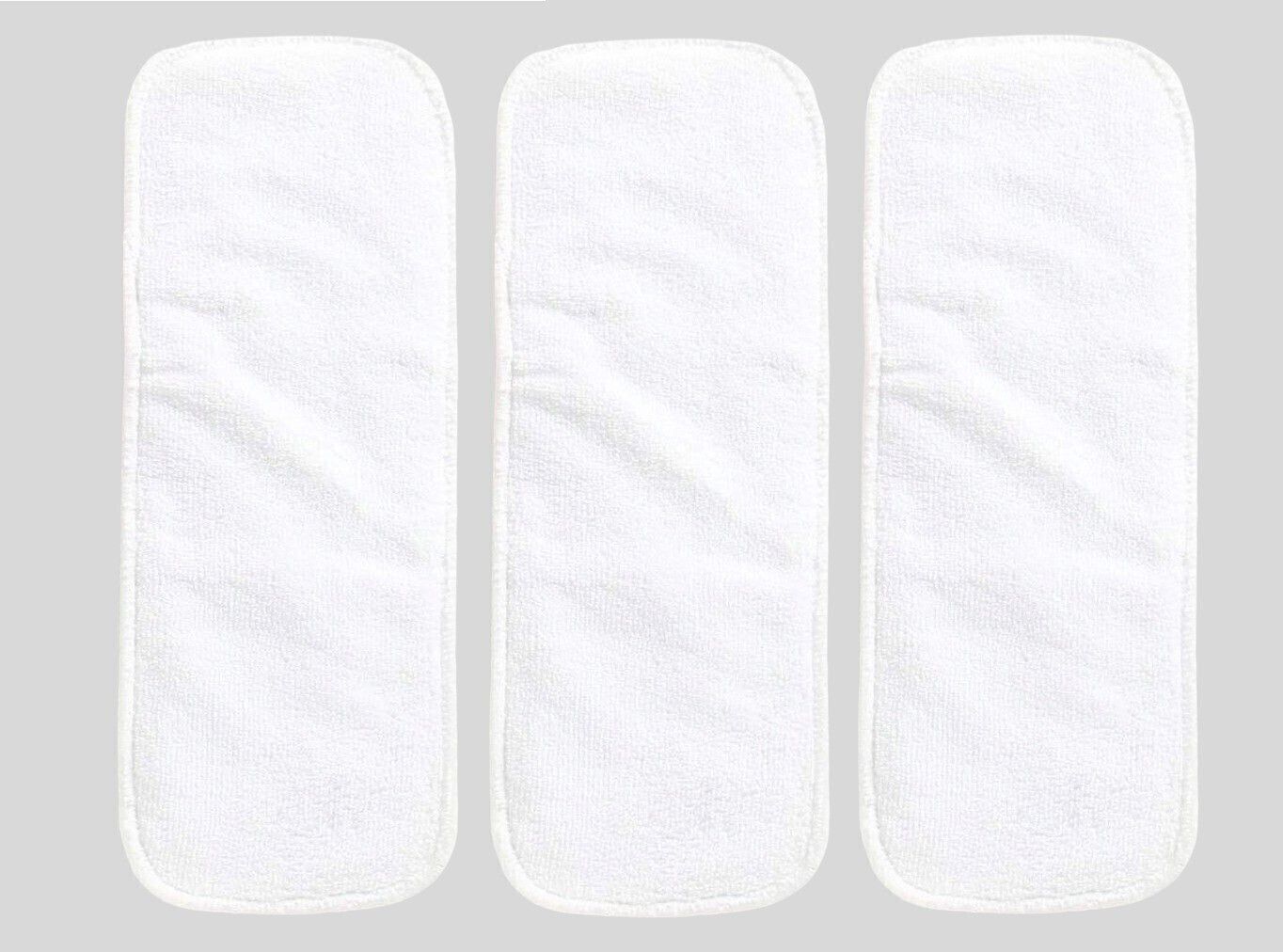 babepanda Reusable Baby Cloth Diaper Wet free Inserts Washable White Nappy (Pack of 3)-picture-22