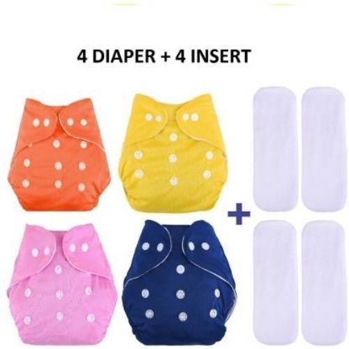 shukan Reusable Washable Adjustable Button Diaper for New Born Babies(RN-373)-picture-1
