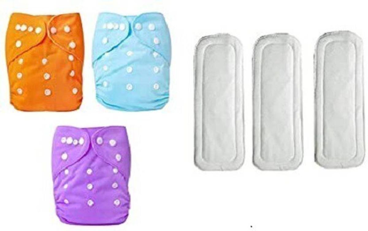babepanda Adjustable Reusable Cloth Diaper With White Changing Insert For Babies/NewBorn-picture-14