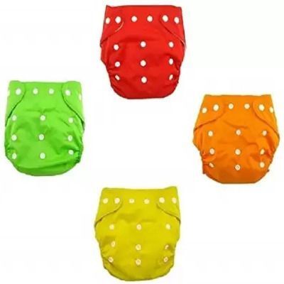 verma e cart SET OF 4 REUSABLE BABY CLOTH DAIPER MULTICOLOUR ( WITHOUT INSERT PAD )-picture-21