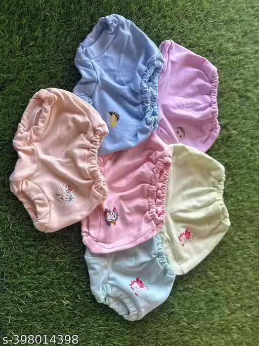 Baby Bloomers Nappy, Soft Cotton Fabric, Soft Elastic, 18-24 Months, Pack of 6-image-3