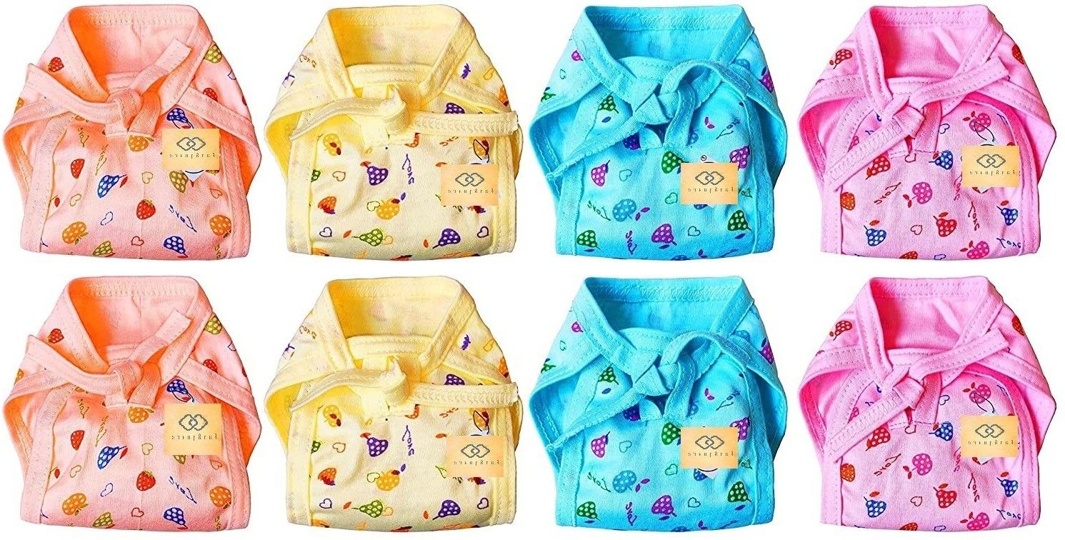 New Born baby Washable Reusable Cloth Diapers, Nappies, Unisex Langot 0-6 Months