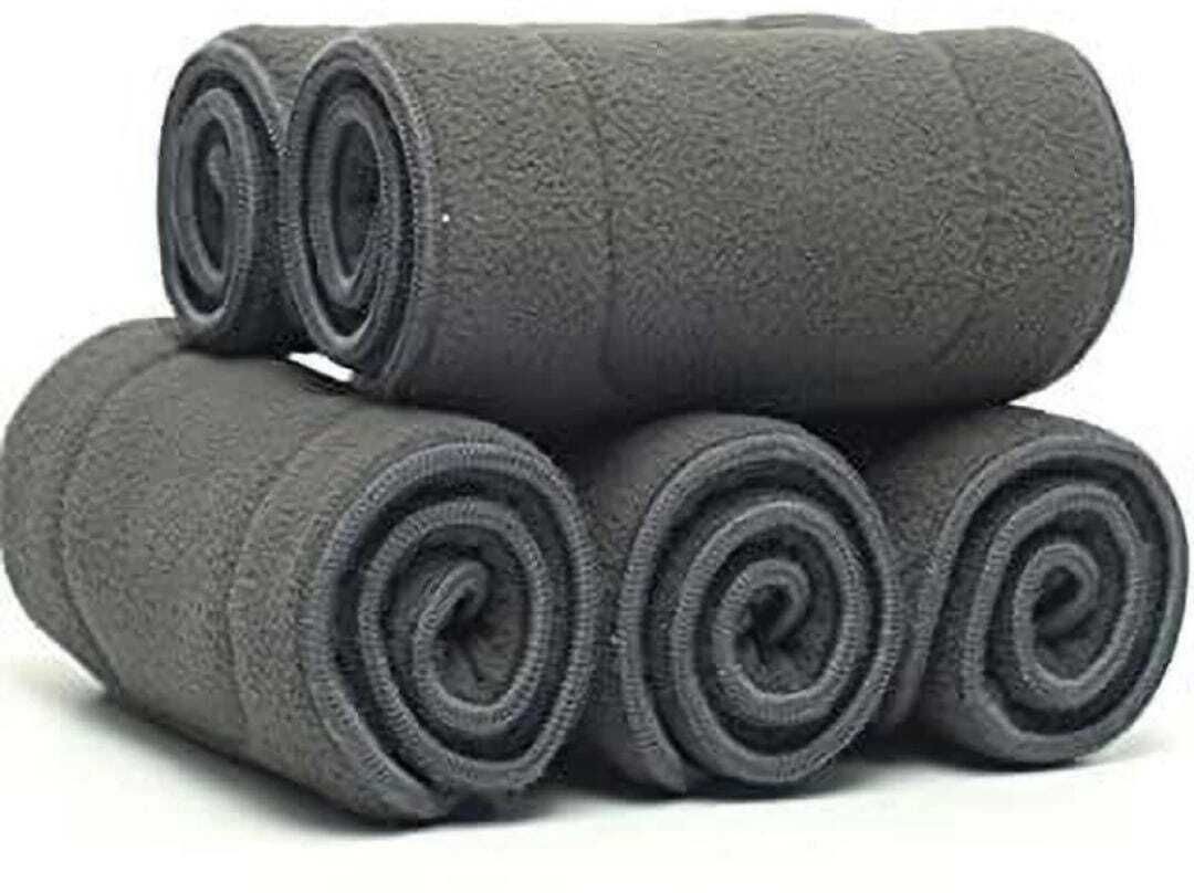 5 Layer bamboo charcoal Inserts Liners - New Born-pack of 5-image-22