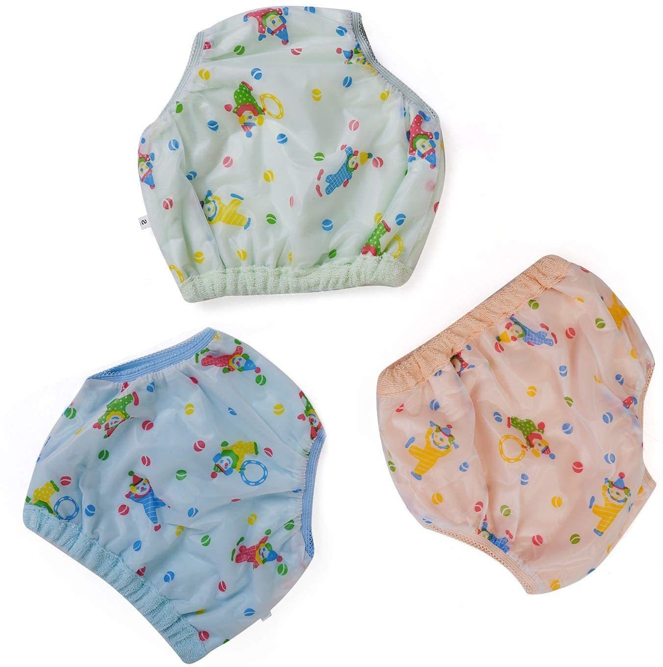 Cloth Diaper Printed Plastic Panty Waterproof Reusable Washable For Kids Newborn-image-19