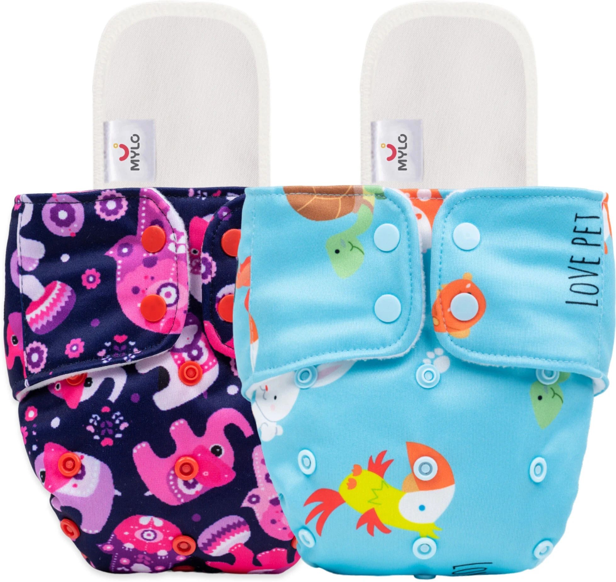 mylo Baby Leak-Proof Baby Cloth Diaper | Reusable, Washable & Adjustable, 3M-3Y-picture-3