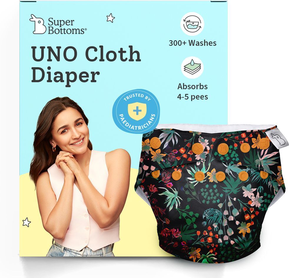 UNO 2.0 Trim Cloth Diaper with EasySnap for 0 to 3 years baby - Shruberry-image-9