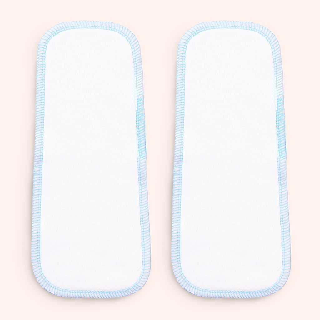 Universal Booster Pad - Reusable, Soft & Absorbent Cloth Diaper Inserts - 2pcs-image-38