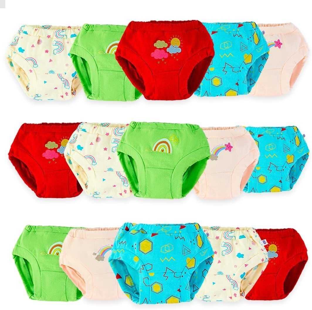Basic Briefs 100% Pure Cotton Breathable & Super Soft | Size - 12-18 Months-image-1