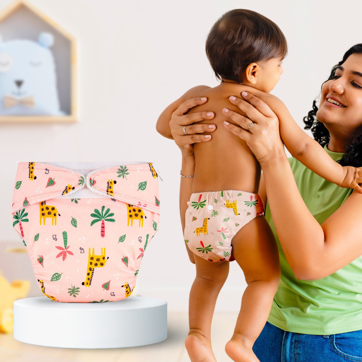 superbottoms Freesize UNO SuperSoft Cloth Diaper with Velcro | Reusable & Adjustable | 3M–3Y-picture-20