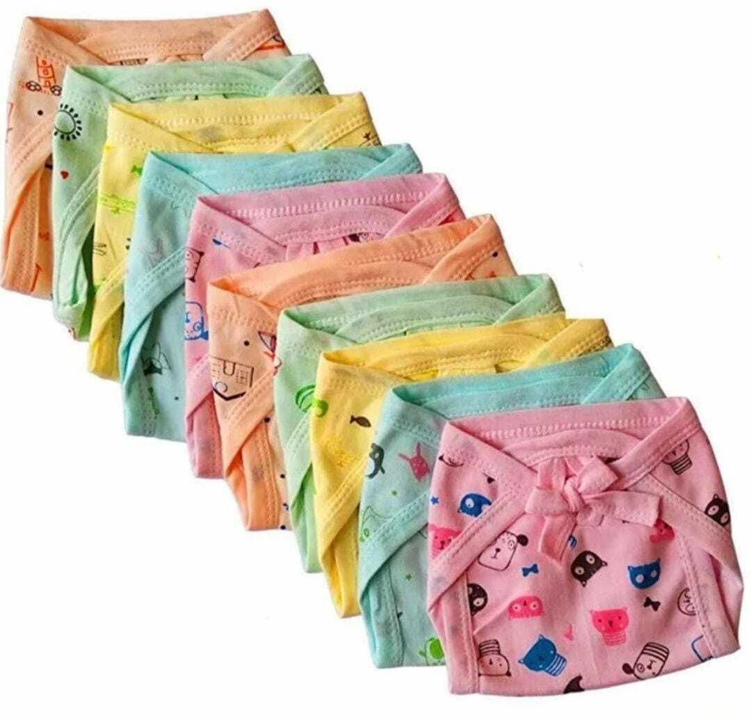 newborn bless New Born Baby's Cotton Cloth Langot U Shaped Washable and Reusable Nappies-picture-44