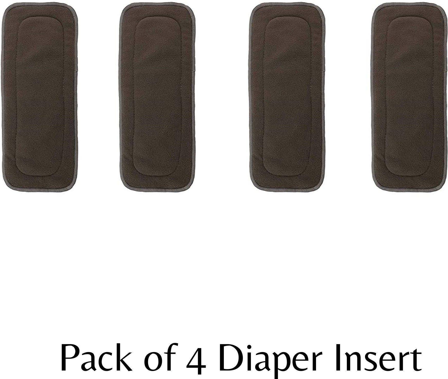 5 Layer Reusable,Washable,Adjustable Cotton Diaper Insert Liner for Baby Packof4-image-31