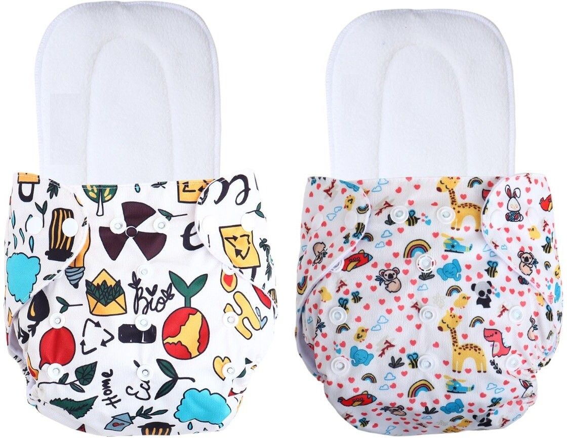 Free Size Reusable Cloth Diaper With 2 Dry Feel Absorbent Soaker Pad (3M-3Y)t22-image-28