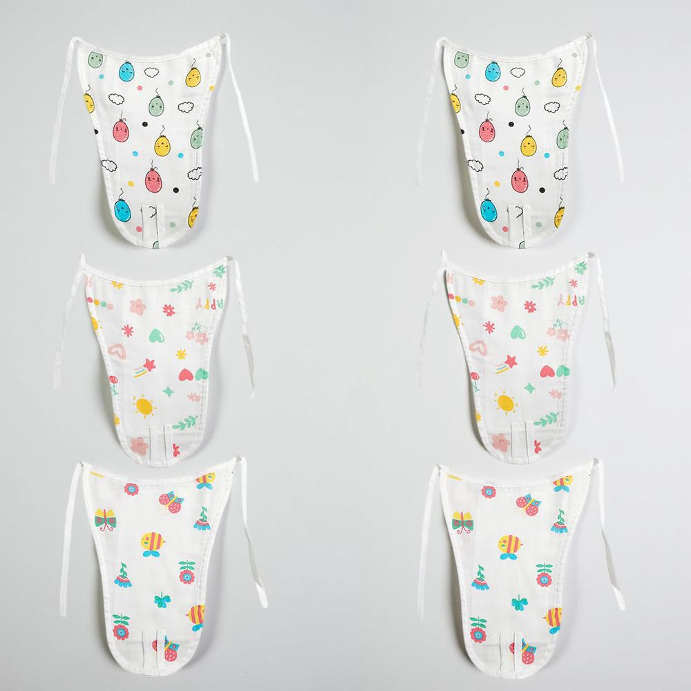 minku creations 5-Layer Organic Muslin Nappy – Ultra-Soft, Reusable & Breathable (Pack of 6)-picture-28