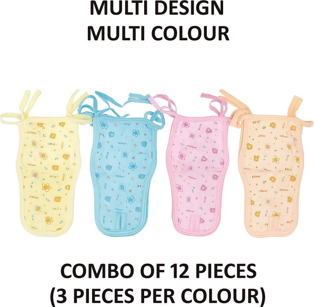 zoddok New Born Washable Reusable Hosiery Cotton Nappy (Pack of 12, Multicolor)-picture-16