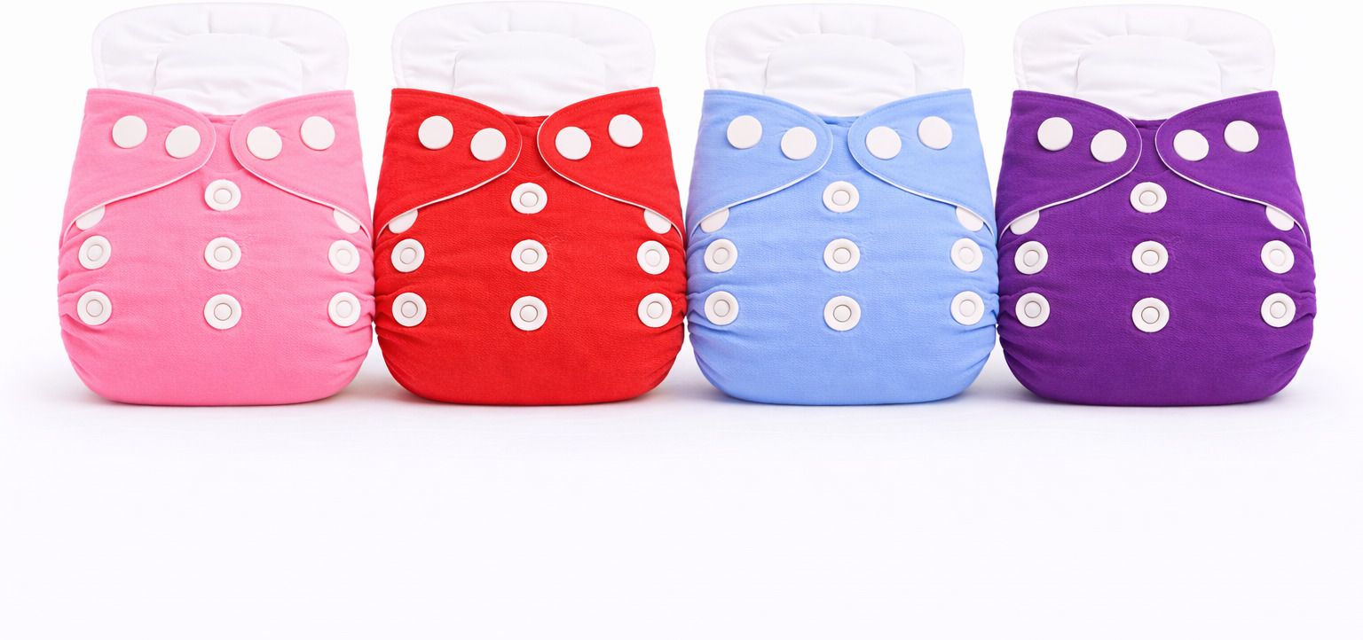 the divine Baby Cloth Diaper Pack of 4 with Inserts Leakproof Washable Reusable Diapers-picture-30