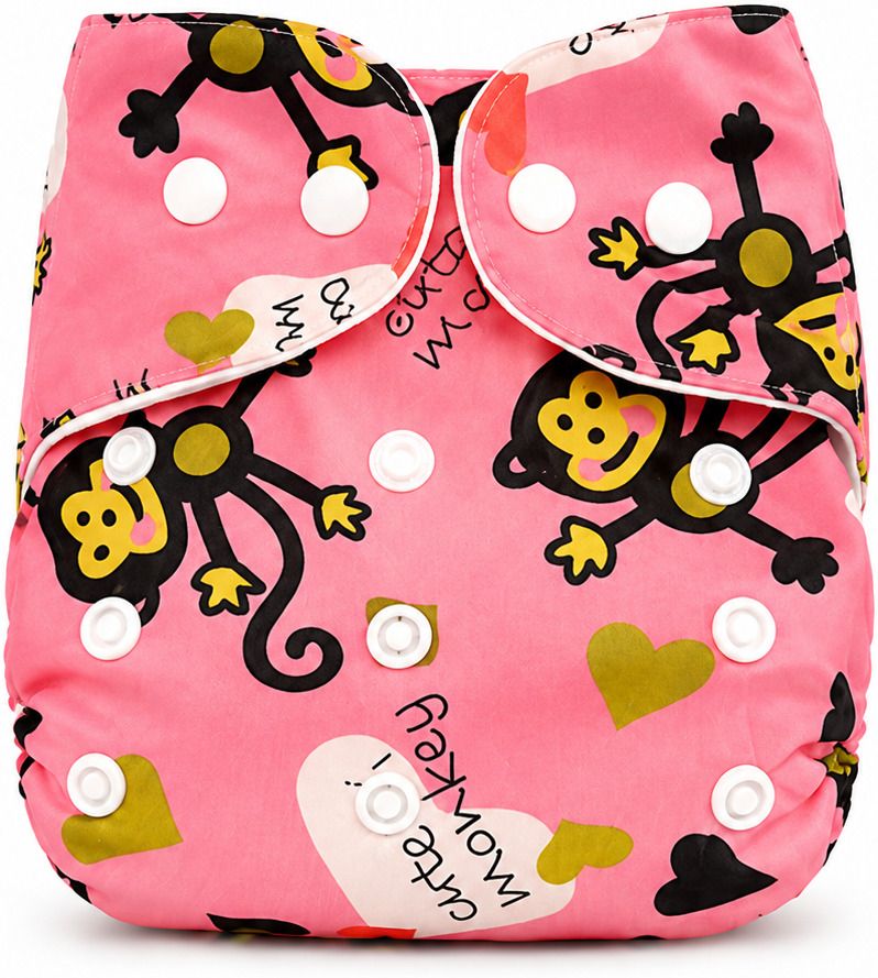 panch shakti traders Reusable Baby Cloth Diaper Free Size | Adjustable Washable Leak-Proof Nappy 1 PC-picture-15