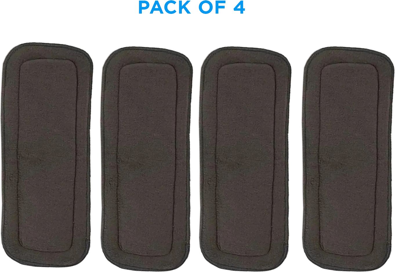 little love Ultra Absorbent Charcoal Bamboo Inserts | Reusable 4 Pack-picture-26