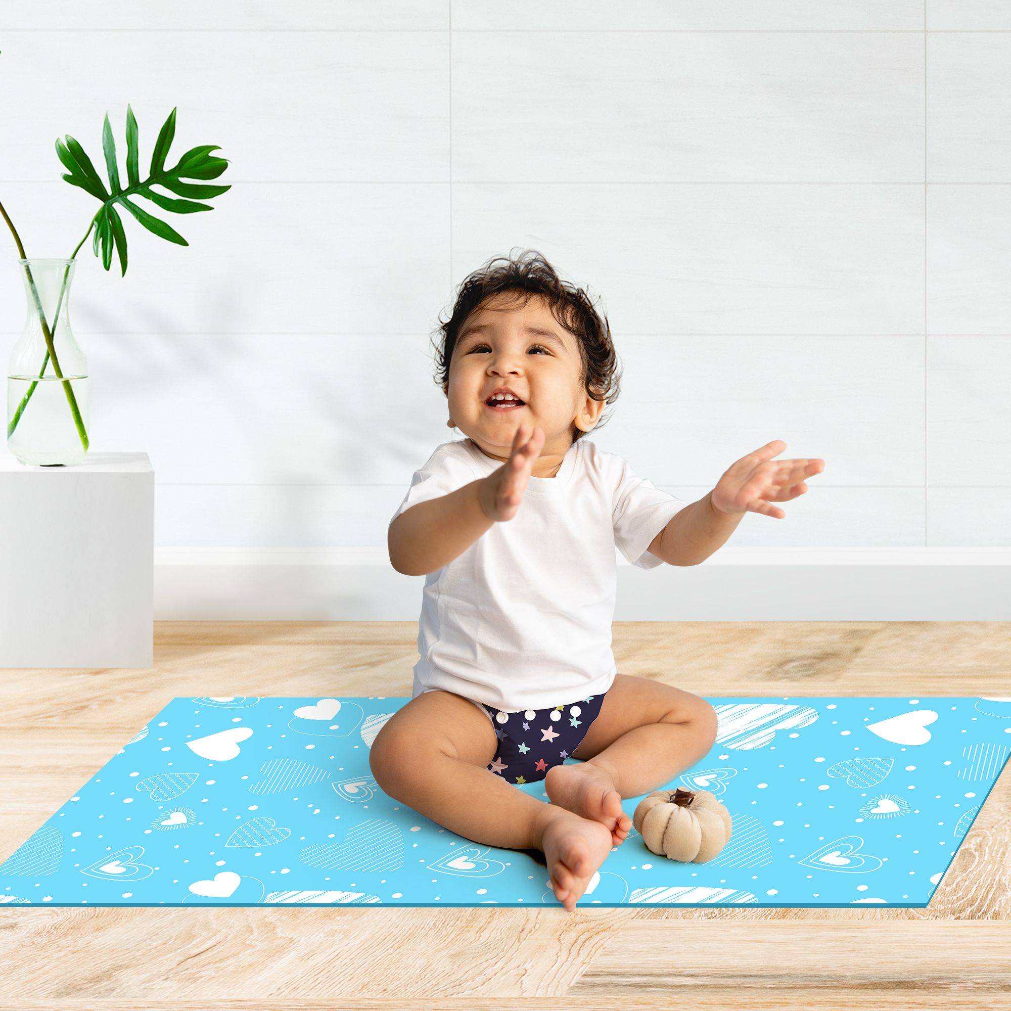 Cotton Baby Bed Protecting Mat-image-38