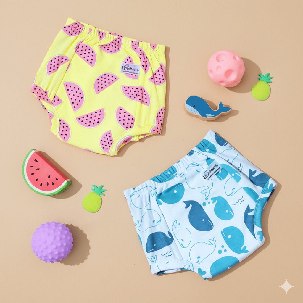 Padded Underwear for Big Kids - Size 5 (5-6years) - Pack of 2-image-30