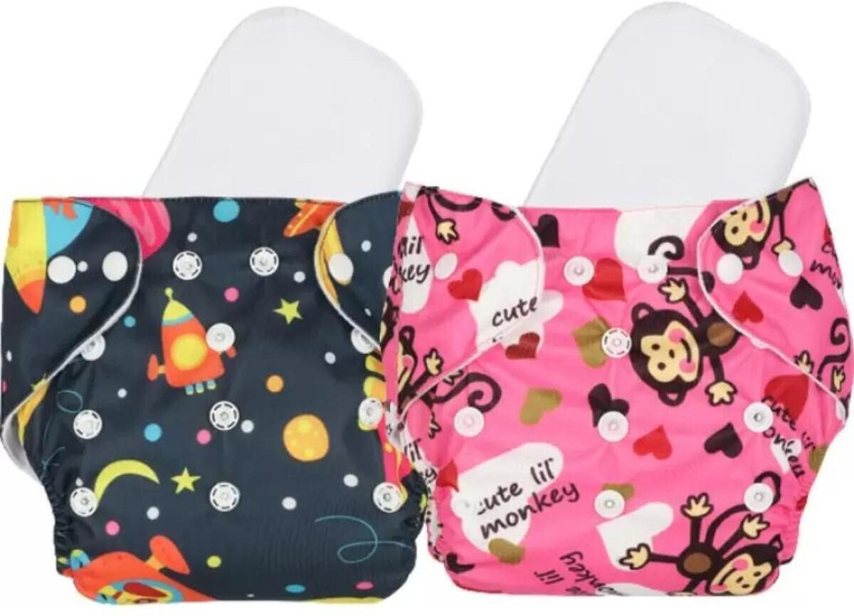 jamex Soft & Absorbent Cloth Diaper with Insert Pad Reusable, Adjustable, Eco-Friendly image 1
