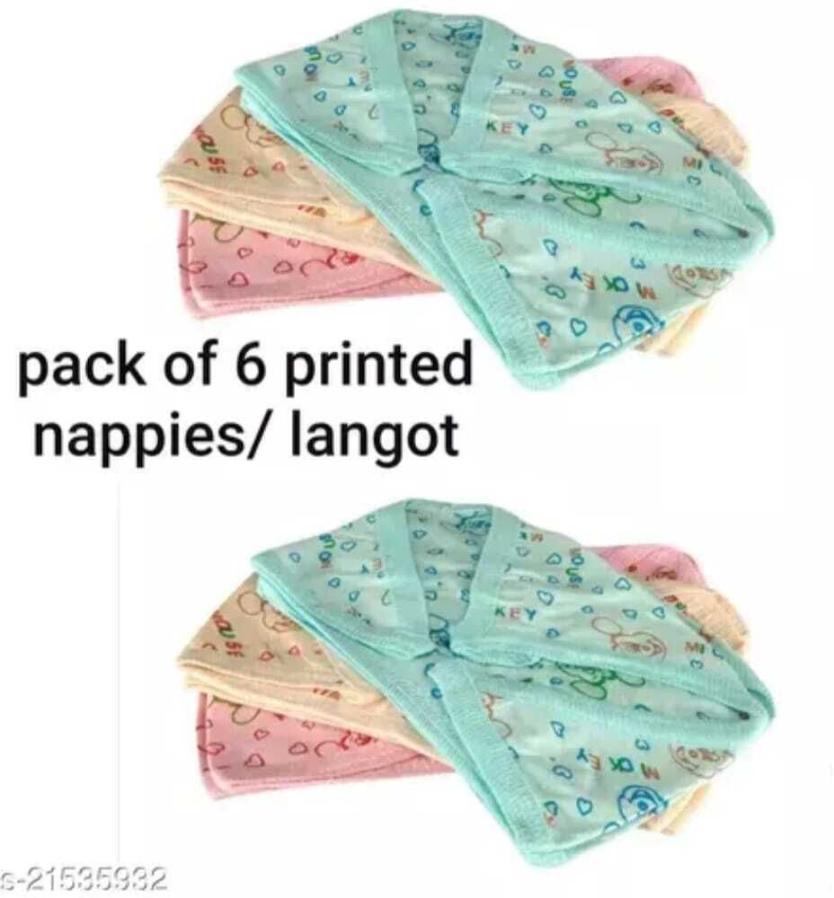 diptych enterprises Nappy Diapers Washable & Reusable Cloth pack of 6-picture-27