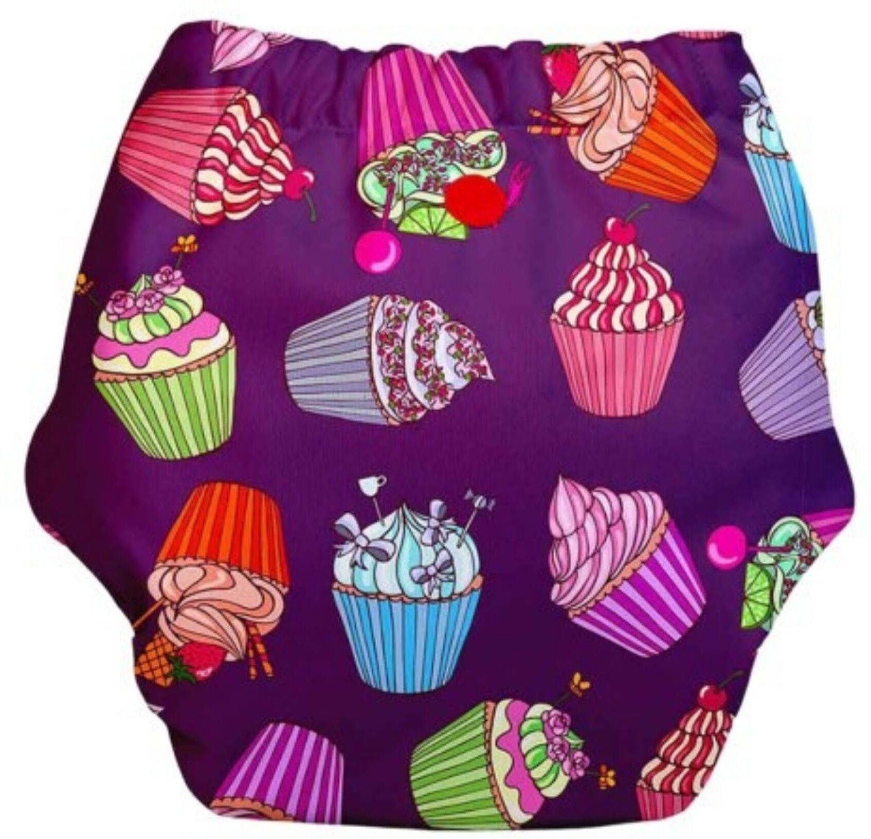 momsarc Ultra-Thin 4-Layer Printed Cotton Cloth Nappy+1 Insert Pads for Babies, 1 pcs-picture-11