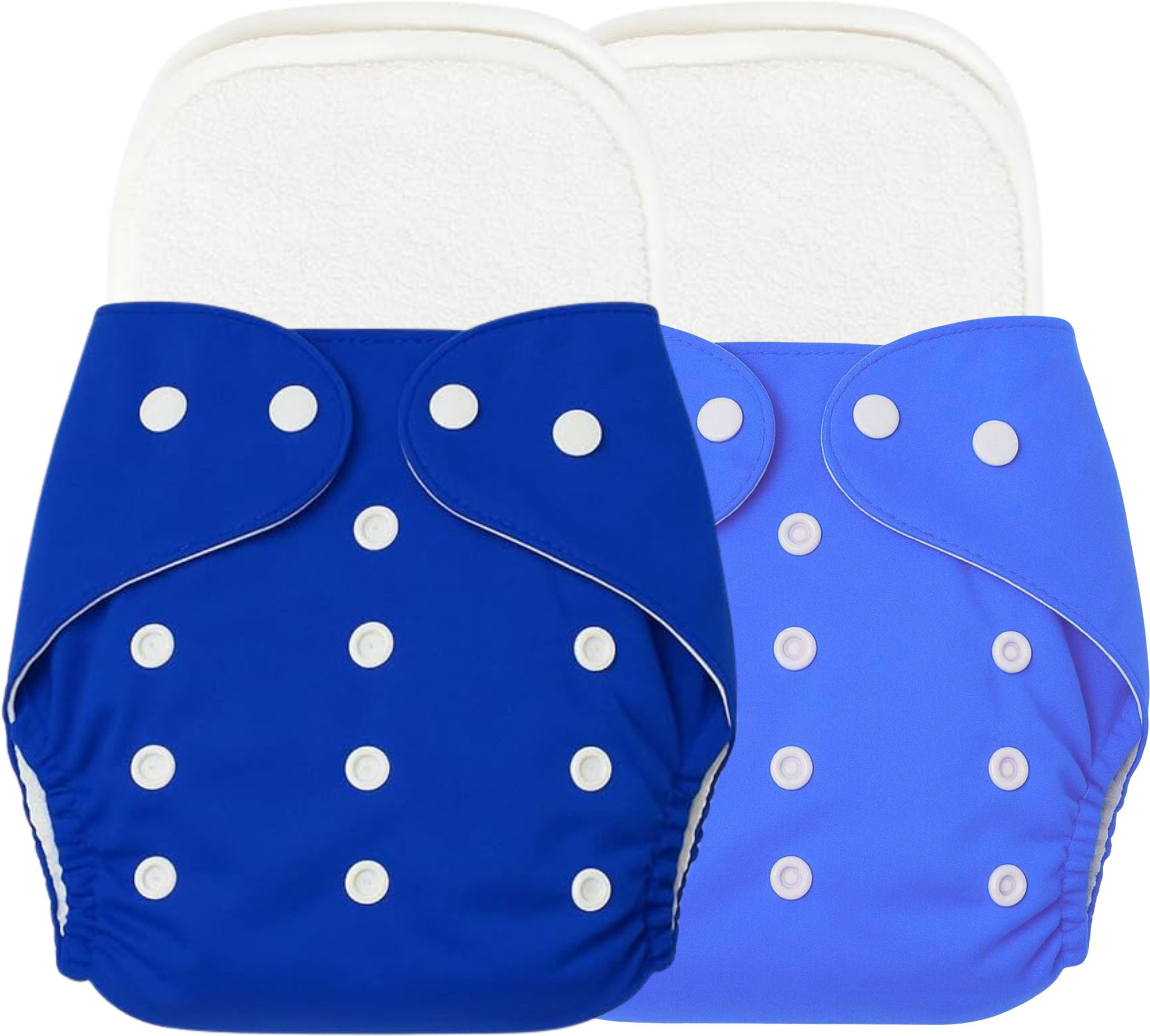 lapry Reusable Baby Cotton 2 Cloth Diapers & 2 White Insert Pads For 0 to 3 Years-picture-47