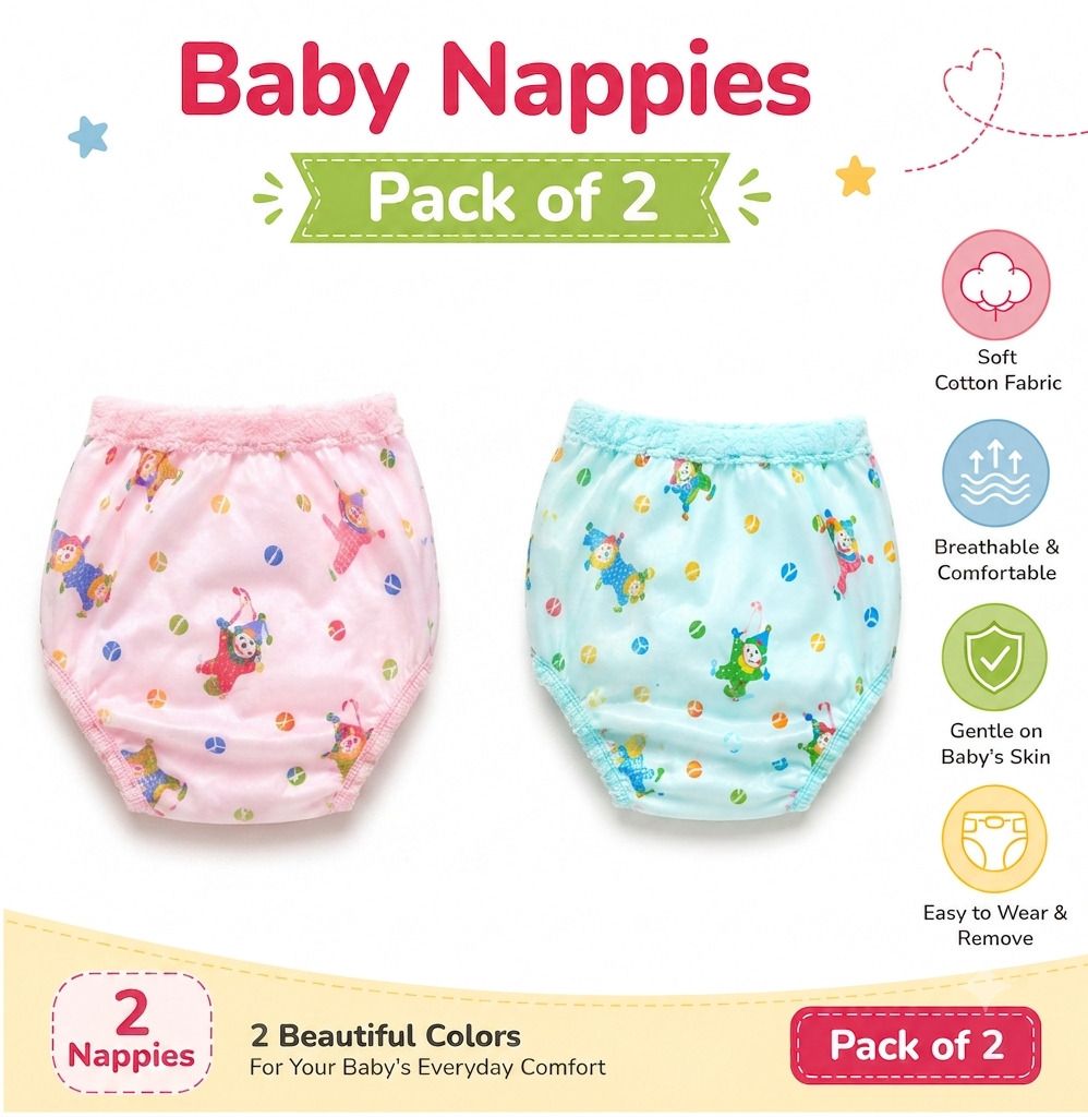 bhavyana Kids PVC Joker Plastic Panty | baby diaper pant waterproof-picture-31