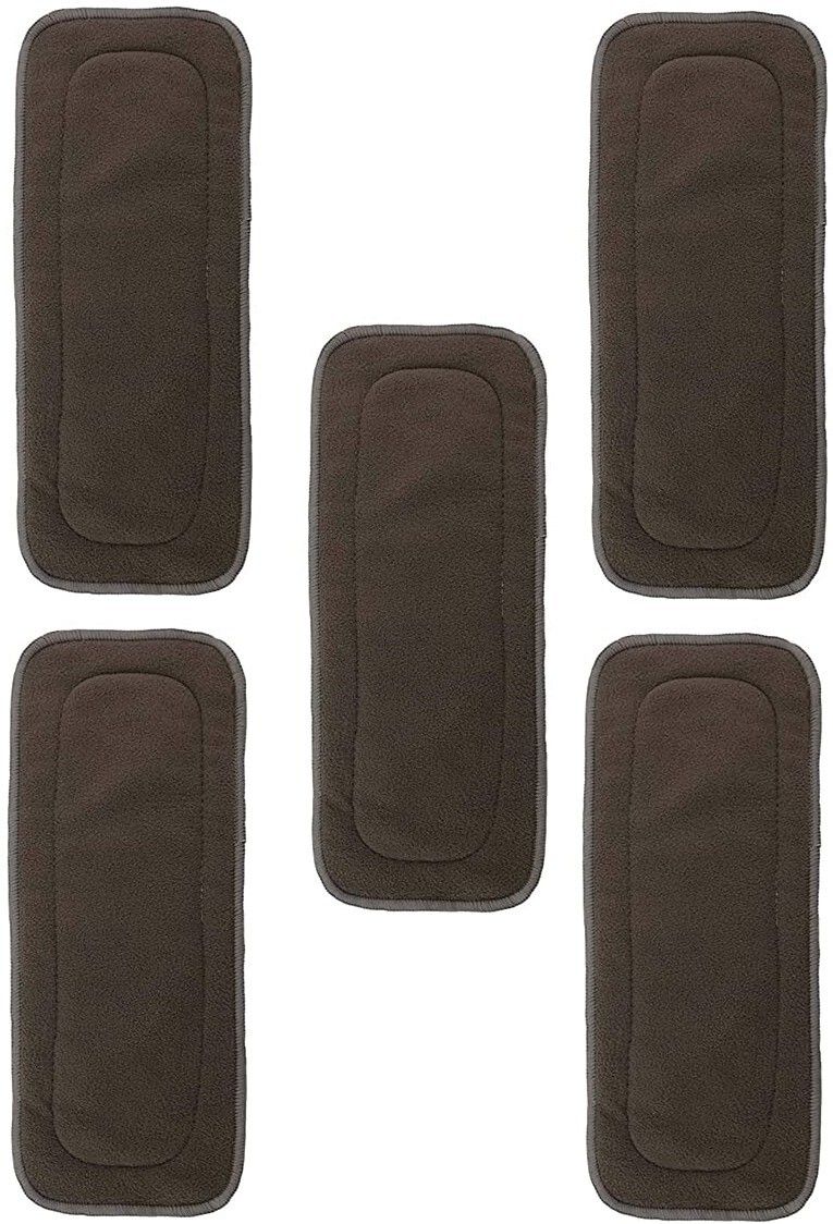 hokista Reusable Baby Cloth Diaper Wet free Inserts Washable Black Nappy (Pack of 5)-picture-12