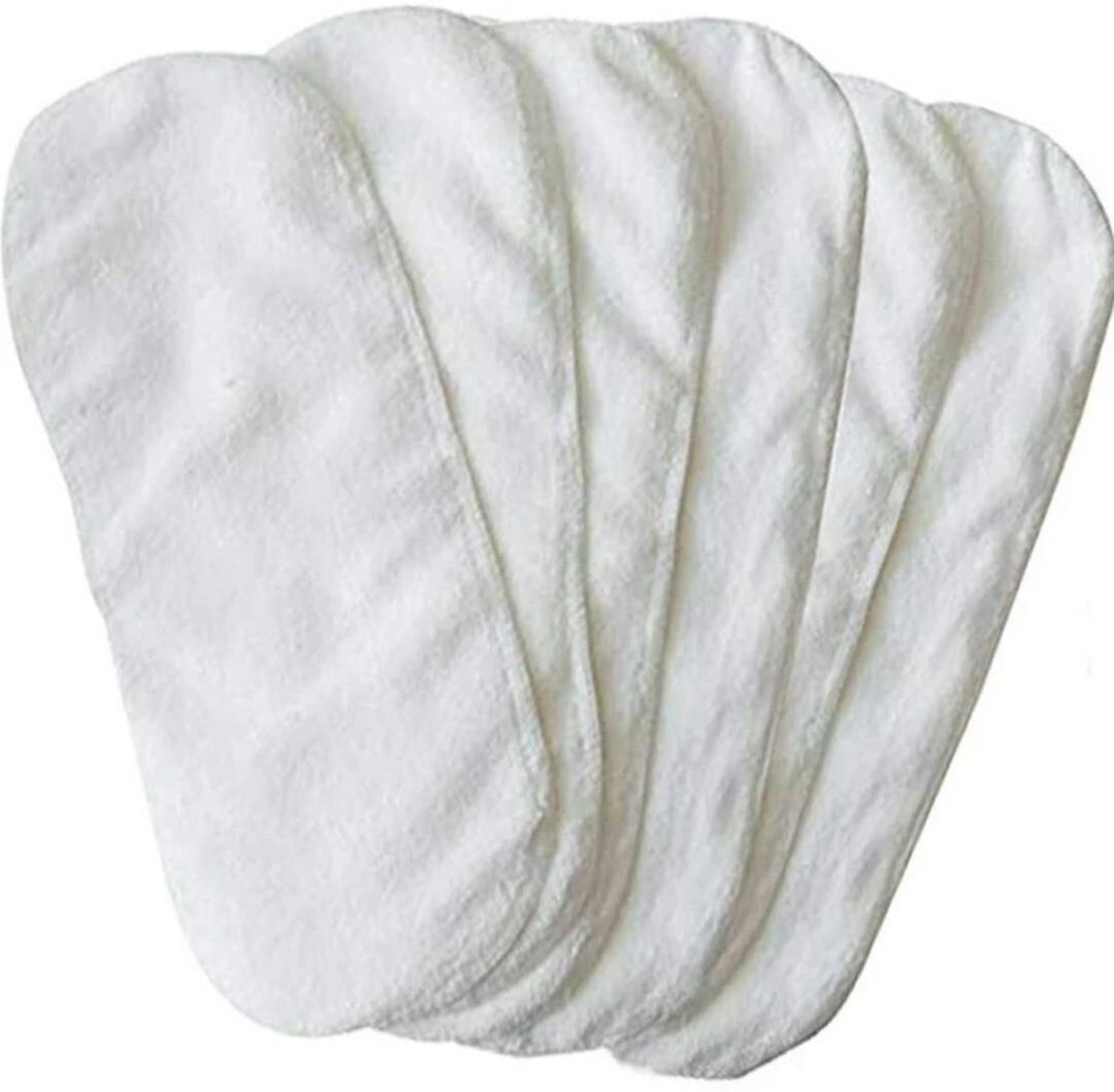 5 Layer Reusable Cloth Diaper Inserts/Nappy Liners, baby diaper insert-image-46